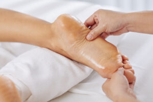 Ayurvedic foot massage